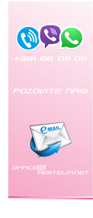 Pozovite nas ili pošaljite nam SMS | Hosteli u Beogradu